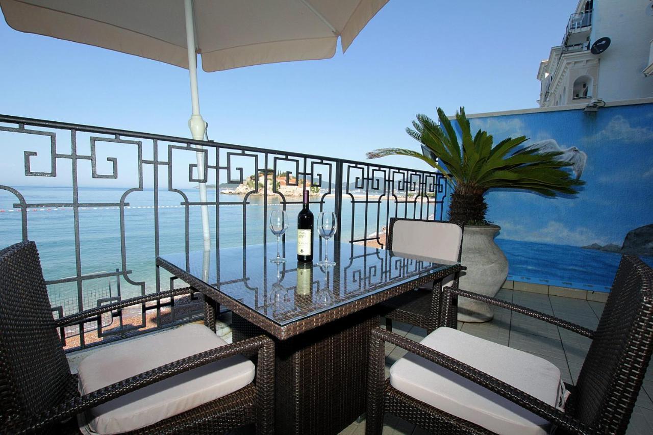 Studio Apartman Sveti Stefan Appartement Buitenkant foto