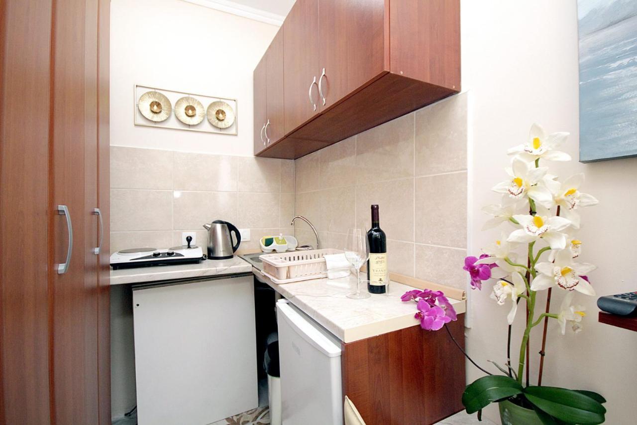 Studio Apartman Sveti Stefan Appartement Buitenkant foto